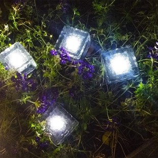 Landscape Cube Solar Glass Brick LEADLY Lights Ice Light LED