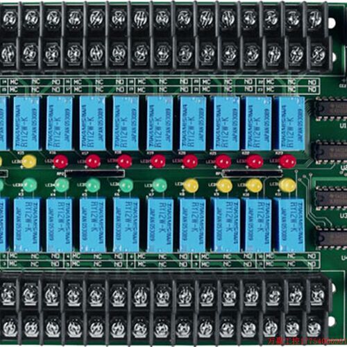 拍前询价:DB-24R/12 24路继电器输出板/12V,含CA-5015 CR电缆现货