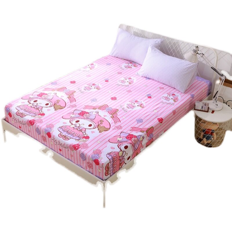 新品卡通床笠1.8m儿童床罩保护套单件全棉防滑1.2m1.5薄床垫