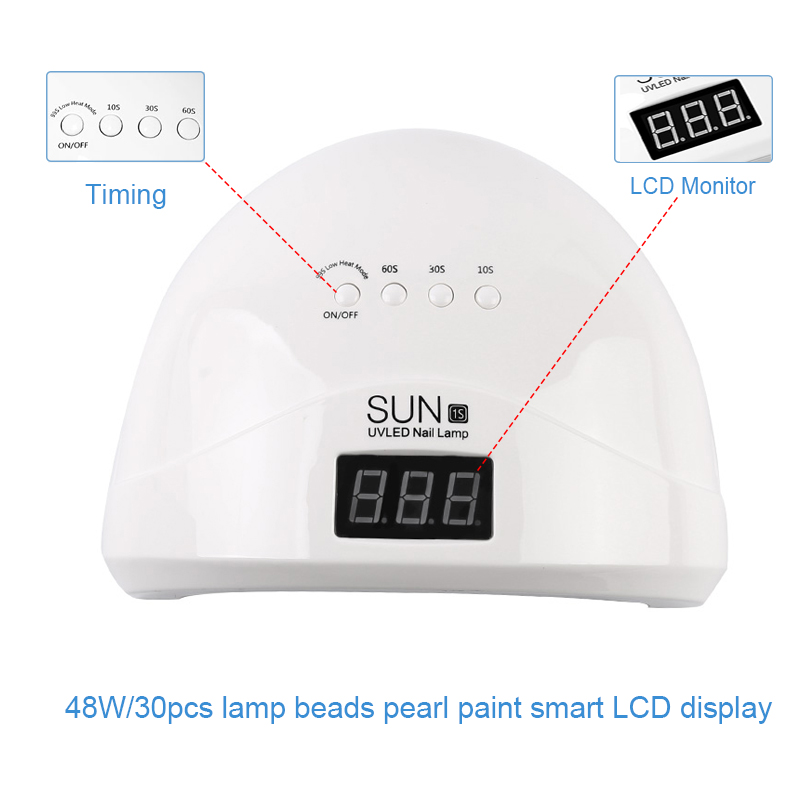 推荐48W Lamp For Manicure SUN LED Nail Lamp 30 PCS LEDs UV L