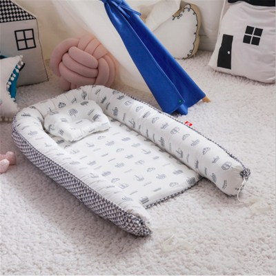 推荐Newborn Lounger Portable Soft Breathable Baby Bed Remova