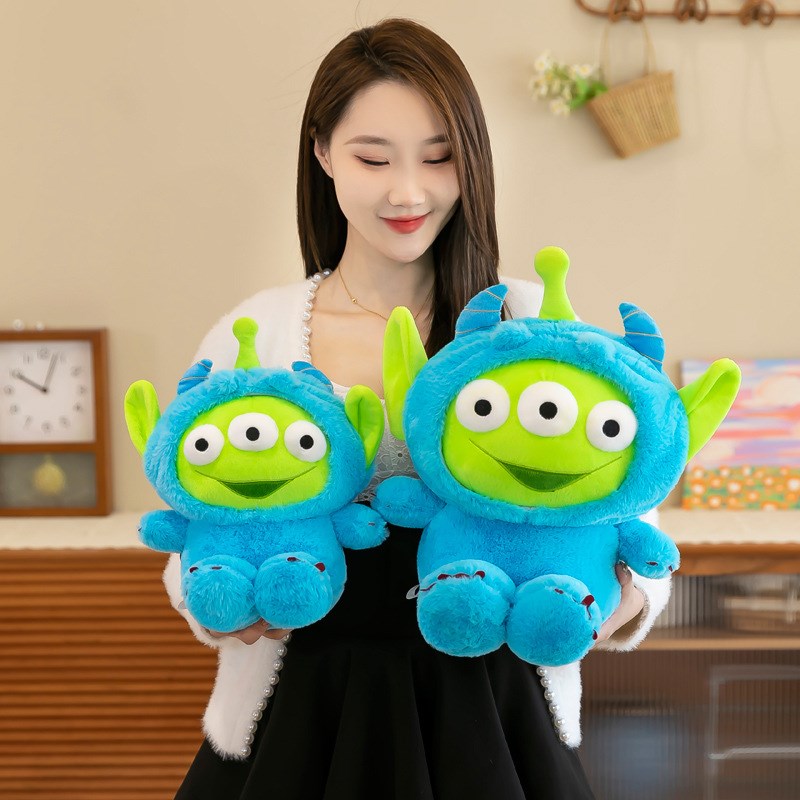 可爱三眼仔毛绒玩具三眼布娃娃抱枕玩偶睡觉靠枕头男生日礼物送女