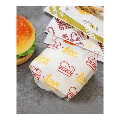 新品100 pcs Oil-proof wax paper for food wrapper paper Bread