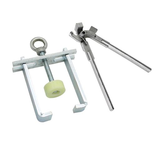 修水箱专用拉马工具焊装散热器扣压花边水室测漏夹子钢板夹拉紧器