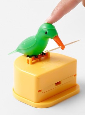 Cute Hummingbird Toothpick Dispenser Automatic Toothpick Org