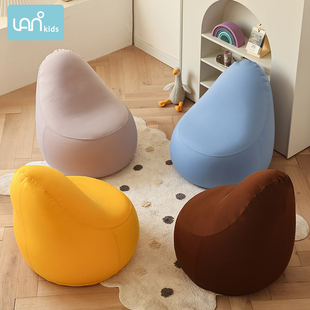 儿童懒人沙发座椅男孩女孩小公主宝宝豆袋榻榻米阅读区躺椅可拆洗