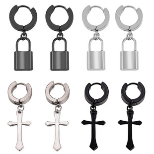 Earring Steel 推荐 Clip Painless Ear for Stainless Men Women