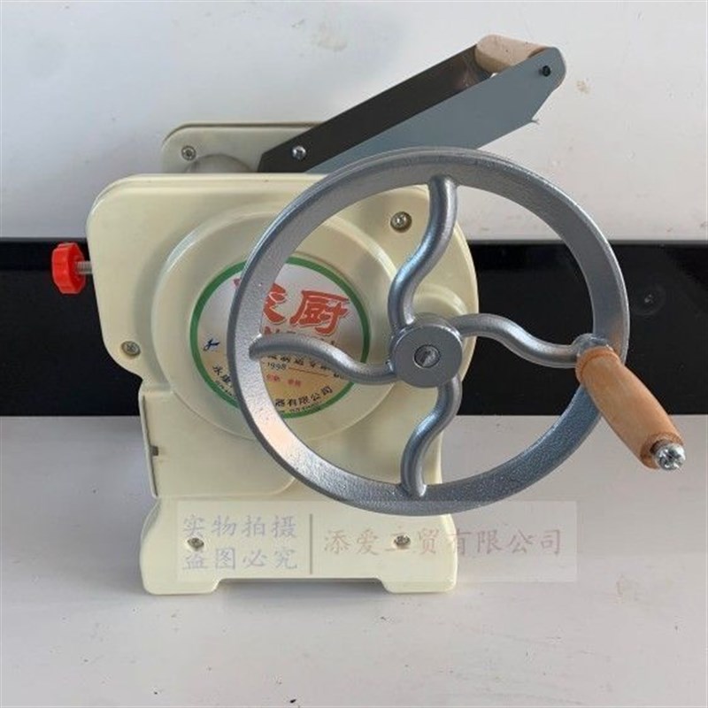 不锈钢手动面条机商用手摇压面机家用小型制面机饺子皮混沌皮机无
