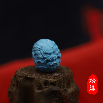 优化绿松石龙墩子龙扣龙卡子配A珠配饰单珠龙珠隔片手串垫片小配