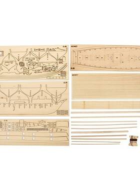 速发1 Set Assembling Building Kits Ship Model Wooden Sailboa