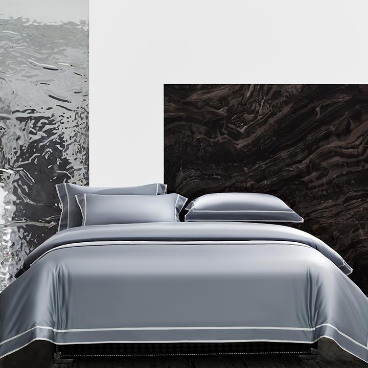 新款四件套床上用品酒店长绒棉被套B床品套件/四件套/多件套160支