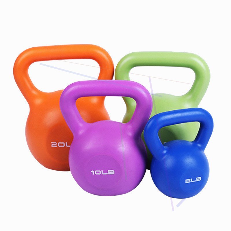 极速Charm veino sports colorful environmental PE kettle bell