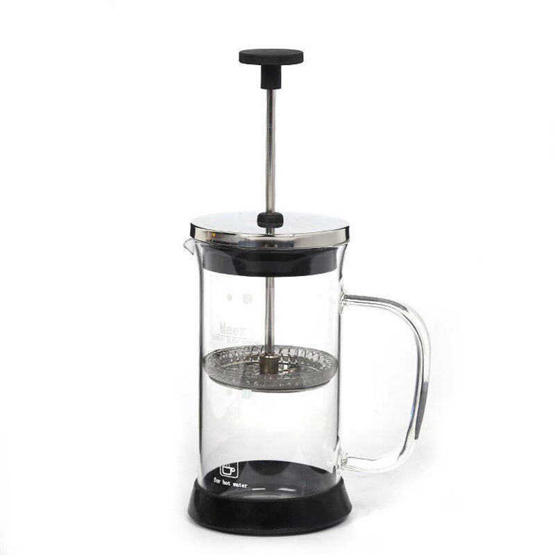 新款法压壶玻璃咖啡壶家用法式压滤壶冲茶器煮茶泡茶叶壶咖啡器具