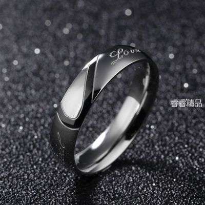 现货速发Couples ring gift Men accessories women rings 情侣戒