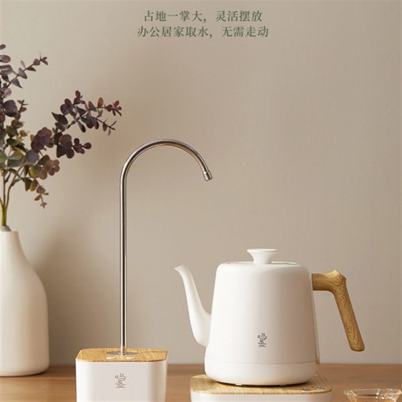 自动上水器桶装水电动抽水器桌面饮用水J矿泉水大桶水饮水机出水