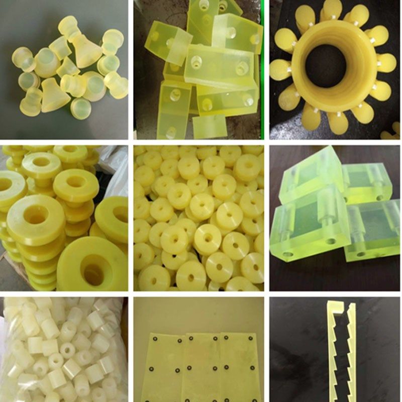 pu聚氨酯d优力胶非标定制加工减震缓冲耐磨防撞垫片橡胶棒硅胶牛