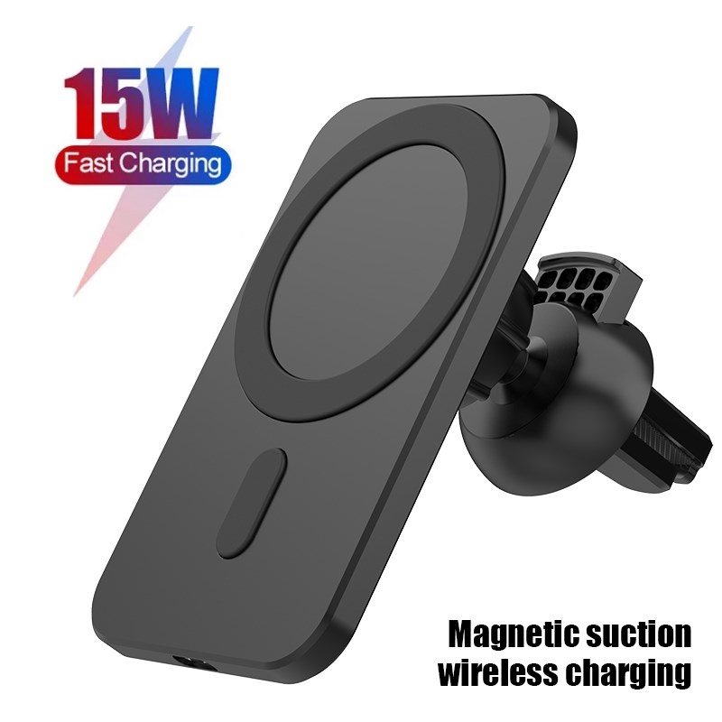 15W Magsafe Car Wireless Charger Airvent Mount Magnet Adsor-封面