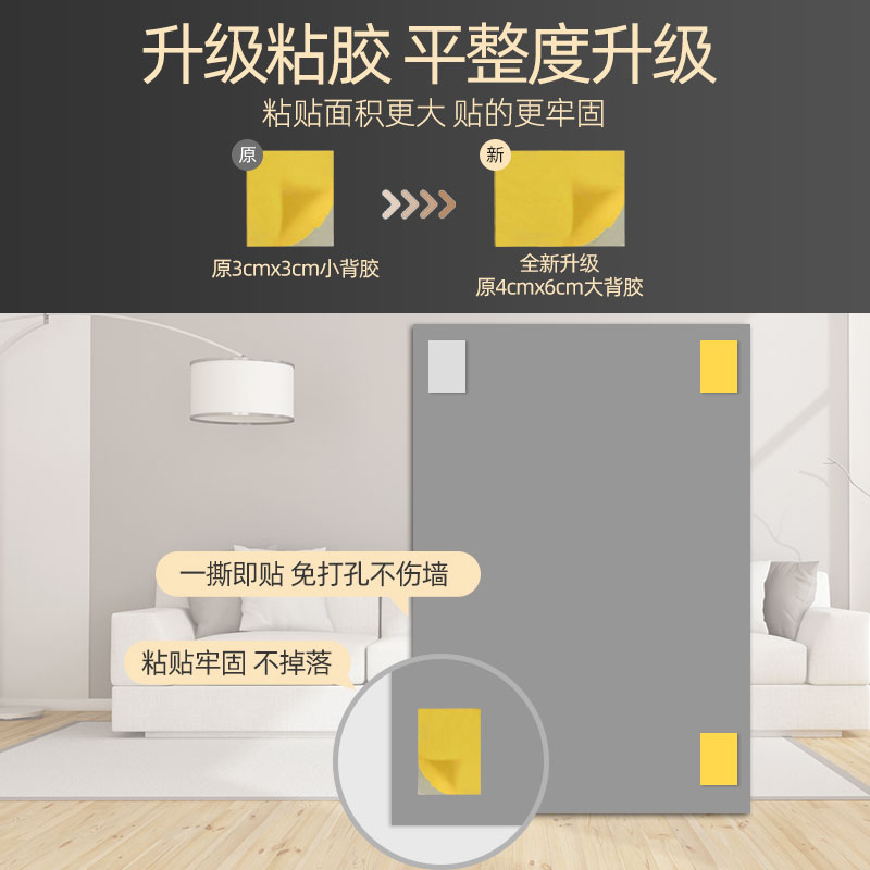 压克力软镜子贴墙自粘o全身全身镜墙面高清镜面贴柜门黏贴全身镜