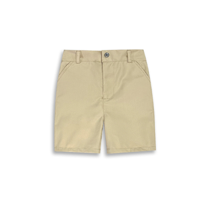 儿童短裤男童藏青色中裤女童黑灰色五分裤免烫夏季小学生校服裤子