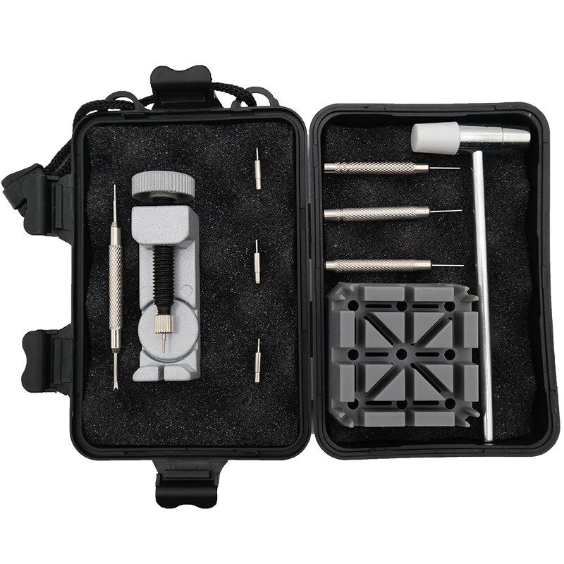 维修表链工具套装专用后盖生耳开盖电池更换换手表带拆卸截调表器