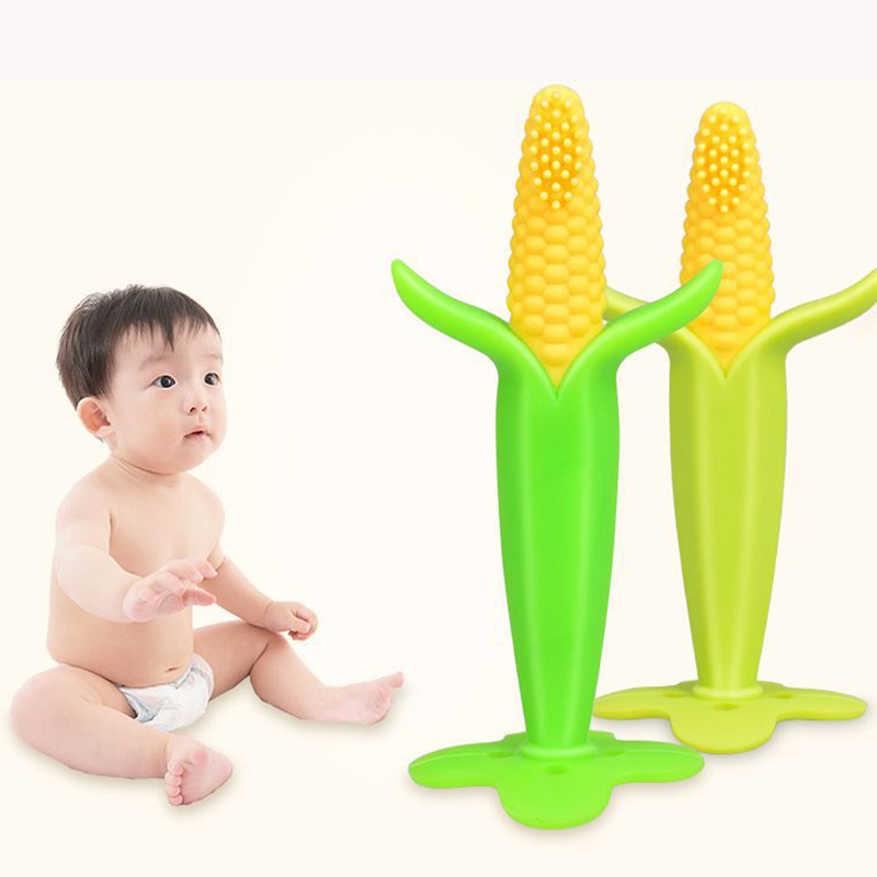 极速Baby Teethers Banana Corn Penguin Shape Baby Teething Pa-封面