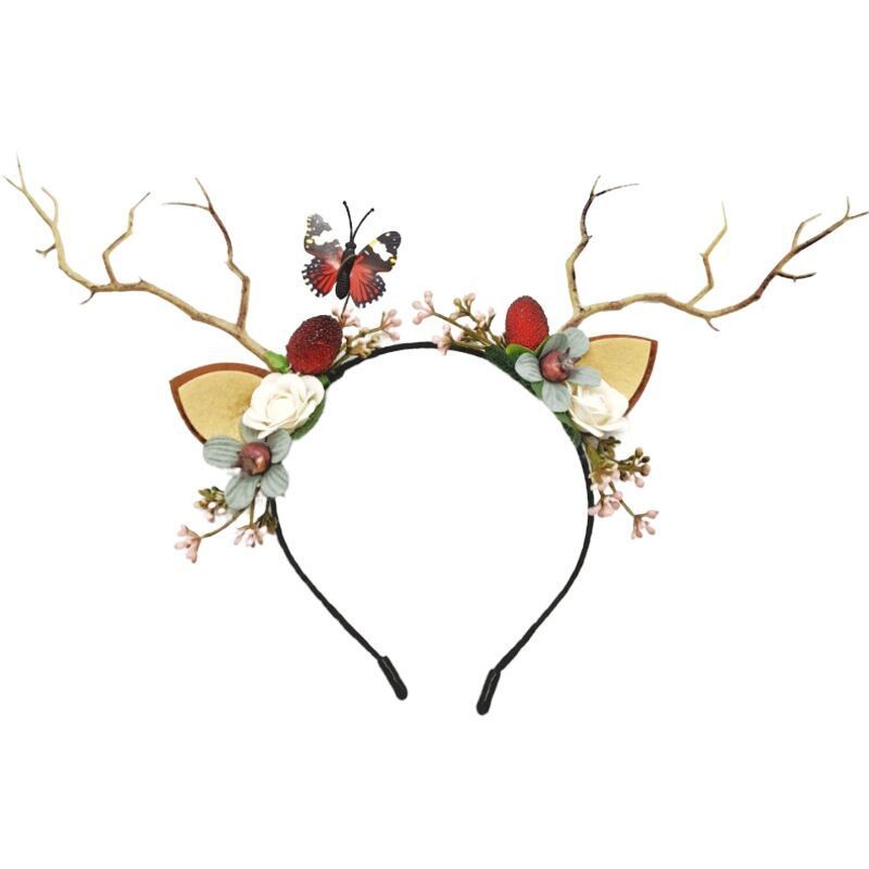 推荐Antler Headband New headwear Mori antler headband fashio 饰品/流行首饰/时尚饰品新 发饰 原图主图