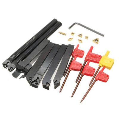 推荐12mm 21Pcs/Set Shank Lathe Turning Tool Holder Boring Ba