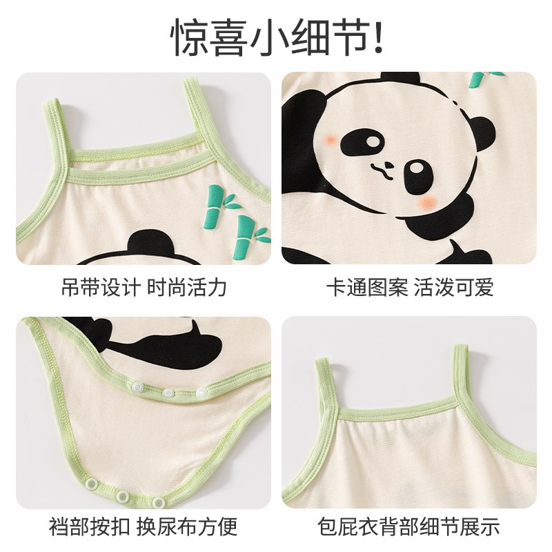 现货婴儿衣服夏装包屁衣新生儿男宝宝连体K衣满月百天薄款哈衣爬