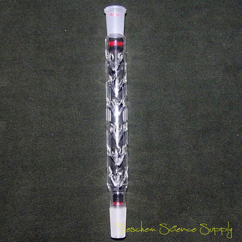 200mm,24/40,Vigreux Distilling Column,Boro Glass Ground Join