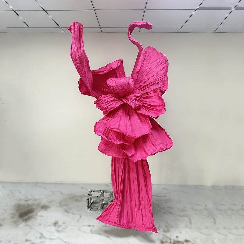 巨型纸花纸艺美塑花超大型背景花婚礼橱窗装饰手工褶皱立体纸花艺,节庆用品/礼品,婚庆绢花,淘宝优惠券,粉丝福利购,淘宝优惠卷