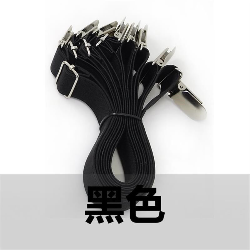 床单固定夹床笠沙发垫防滑扣固定器可调节拉伸松紧带夹子一套四根
