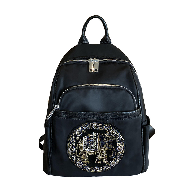 防水牛津布双肩包女2021新款大容量时尚百搭旅游背包帆布休闲书包,箱包皮具/热销女包/男包,双肩背包,淘宝优惠券,粉丝福利购,淘宝优惠卷