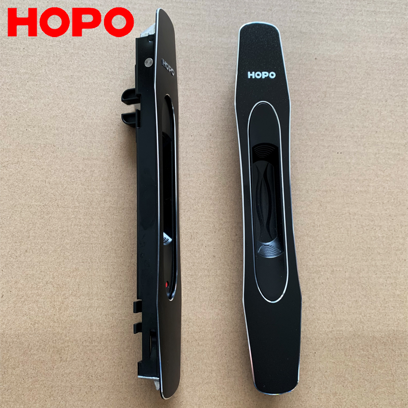HOPO好博重型移门锁 推拉门锁 厨房阳台门锁黑色条锁MA锁426拉手