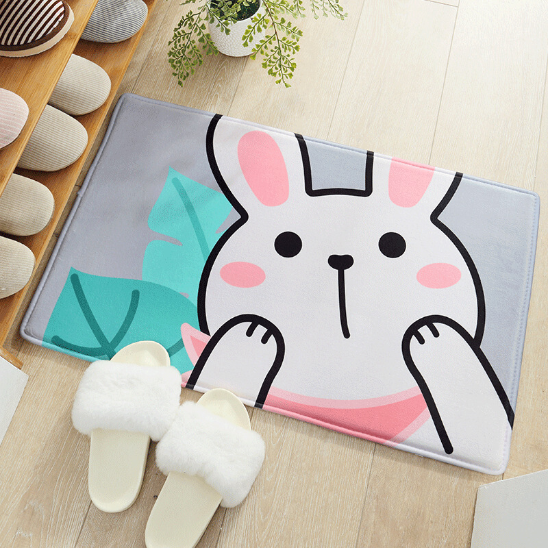 速发Bathroom mats toilet U anti-mat entrance home use foot M