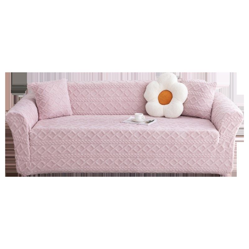 沙发套罩2023新款加厚毛绒一体式全包万能防猫抓沙发保护套奶油风,居家布艺,沙发套,淘宝优惠券,粉丝福利购,淘宝优惠卷