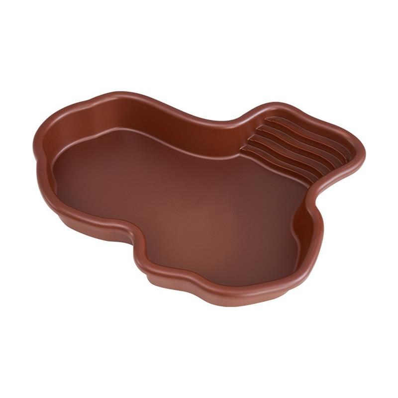 养龟专用盆龟盆水陆两用半水龟饲养箱黄缘龟宠物爬宠造景两用缸