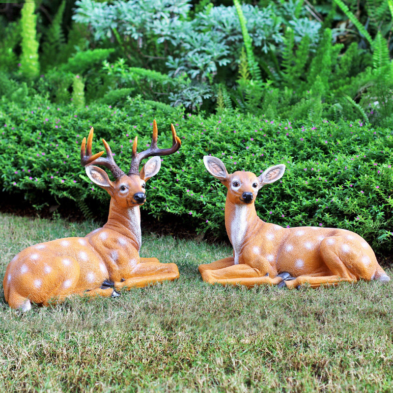 梅花鹿雕塑仿真动物雕塑户外园林景观F小品雕塑花园区草坪装饰摆,农用物资,苗木固定器/支撑器,淘宝优惠券,粉丝福利购,淘宝优惠卷