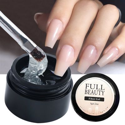 速发5g Creacked Repair Glue Nail Fiber Silk Extension Gel Fi