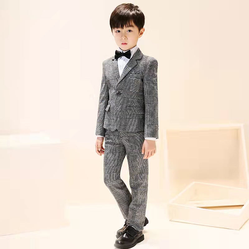 儿童西服套装男童十岁生日x帅气潮装童装礼服钢琴韩版春夏