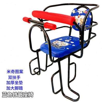 自行车儿童座椅后置电动车幼儿安全椅子护栏宝宝遮阳蓬棉雨棚套餐
