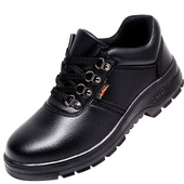 防砸防刺穿透气防臭轻便钢头工地焊工老保钢板工作夏季 劳保鞋 男款