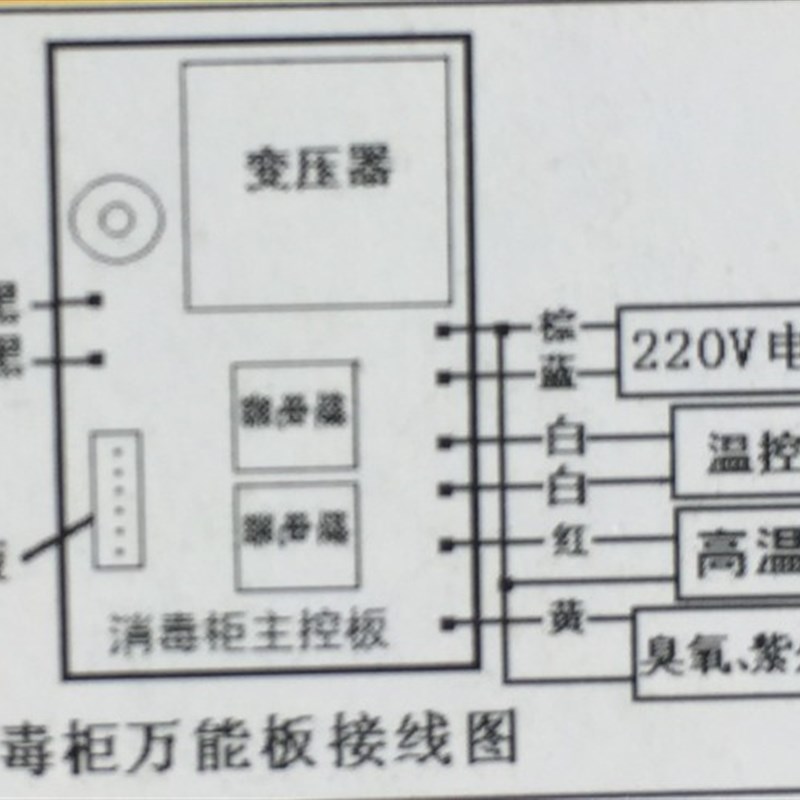 速发消毒柜配件嵌入式消毒柜控制板万能板 电脑板线路板 柜式立式