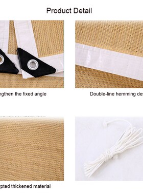 Sunshade Canopy Anti-V Sun Shade Sail Windproof Sunshade Net