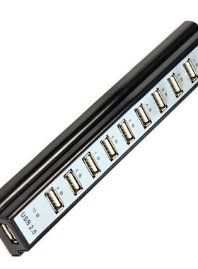 Power-Adapter 10-Port Computer Laptop Usb-2.0-Hub Hi-Speed f