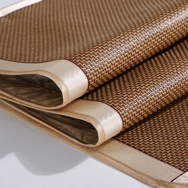 冰丝凉席1.8m床三件套可折叠1.5米藤席1.2草席子学生宿舍双面两用,床上用品,凉席/草席/麻席,淘宝优惠券,粉丝福利购,淘宝优惠卷