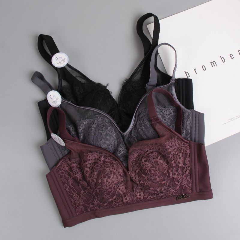 超薄款运动内衣女文胸聚拢无海绵大胸显小收副乳调整型胸罩蕾丝,女士内衣/男士内衣/家居服,文胸,淘宝优惠券,粉丝福利购,淘宝优惠卷