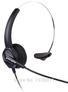 Comfortable Landline Wired Telephone Headset RJ9 Connector R