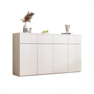 蜂窝铝厨房餐边柜靠墙一体客厅茶水吧台置物桌小户型收纳窄柜定制