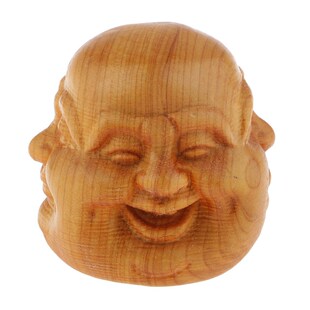 Hand Head Indoor Off Buddha Ornat Face Four Carved Sculpture