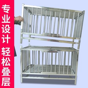 多层不锈钢鸡笼双层家用大号特大三层养鸡场鸡舍养殖场家禽养